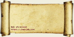 Dijana Kosovac vizit kartica